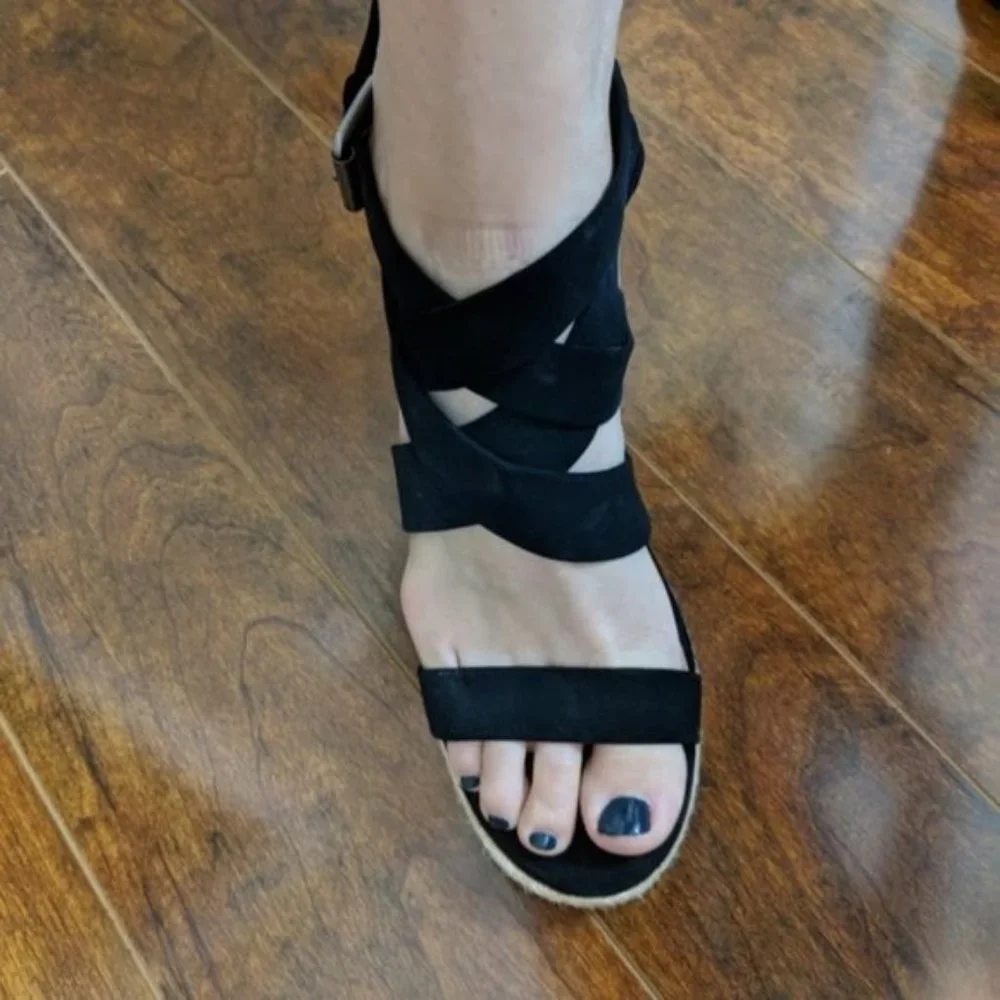 Platform Espadrille Sandals - Picture 7 of 7